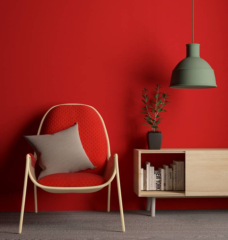Interior in red: с чем сочетать красный цвет, чтобы не обжечься?
