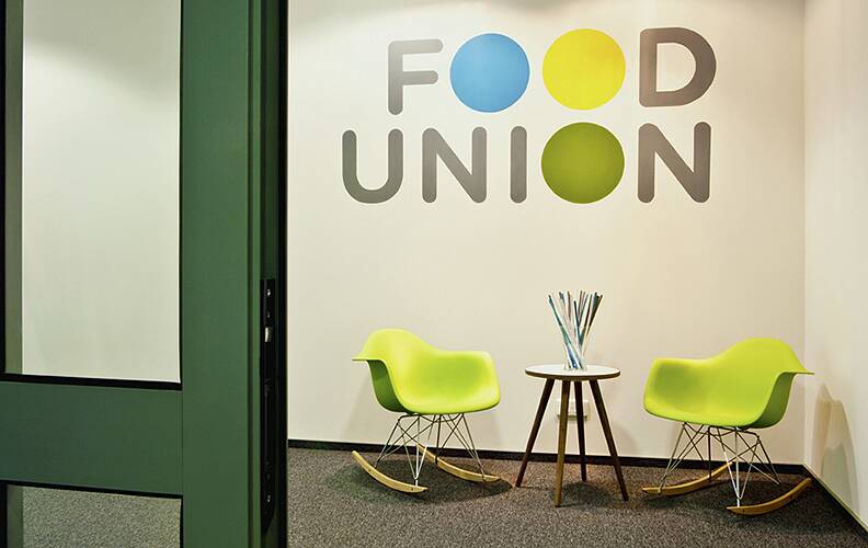 Офис компании Food Union от To4ka Design. 