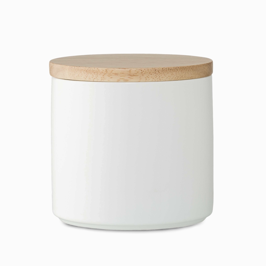Емкость для хранения с крышкой Wood & White