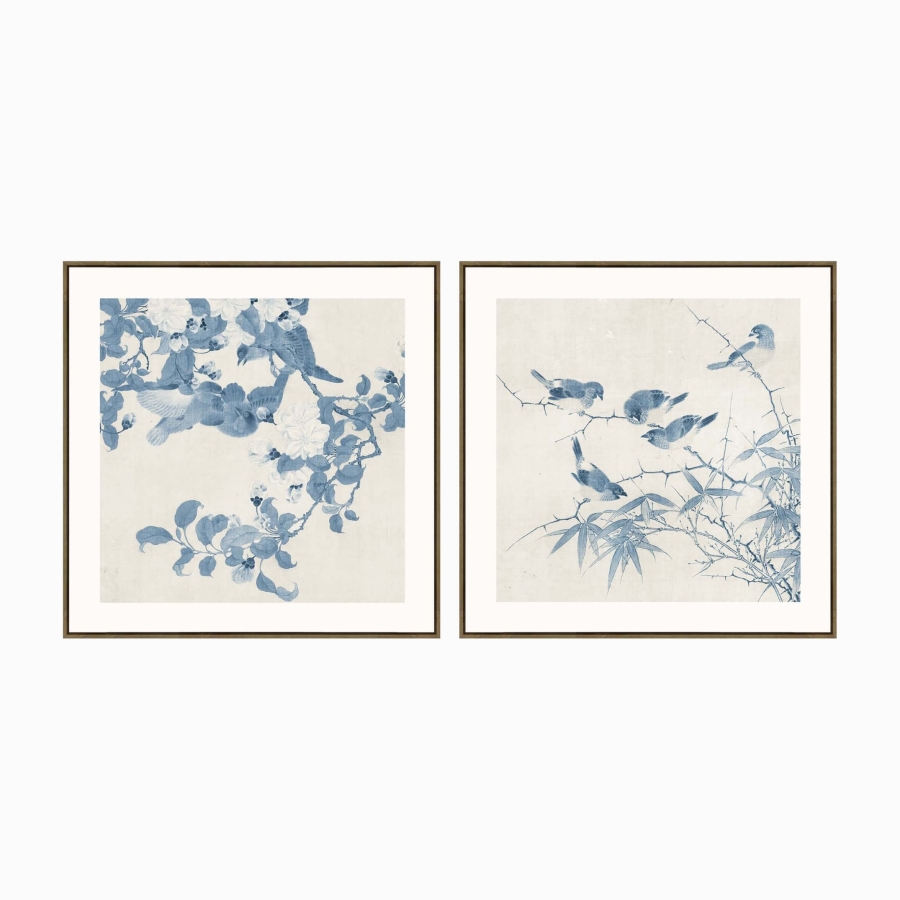 Постер Birds&Flowers 80х160